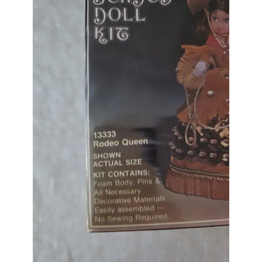 Walco Li'l Missy Beaded Doll Kit Sequin Vintage Rodeo Queen #13333